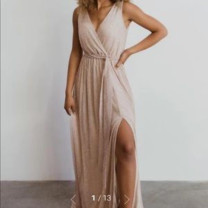 Baltic born Helen tank champagne dress